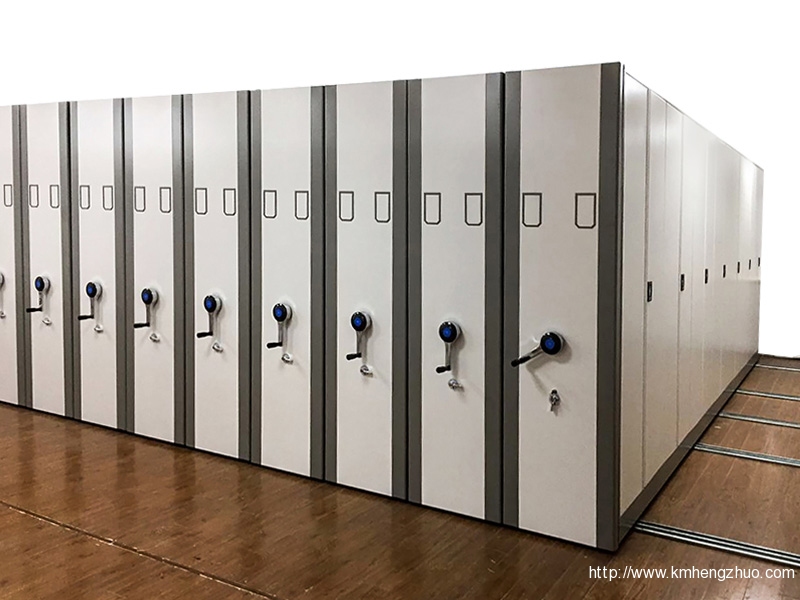 HZ-w31雙門(mén)移動(dòng)密集架(半自動(dòng)式)